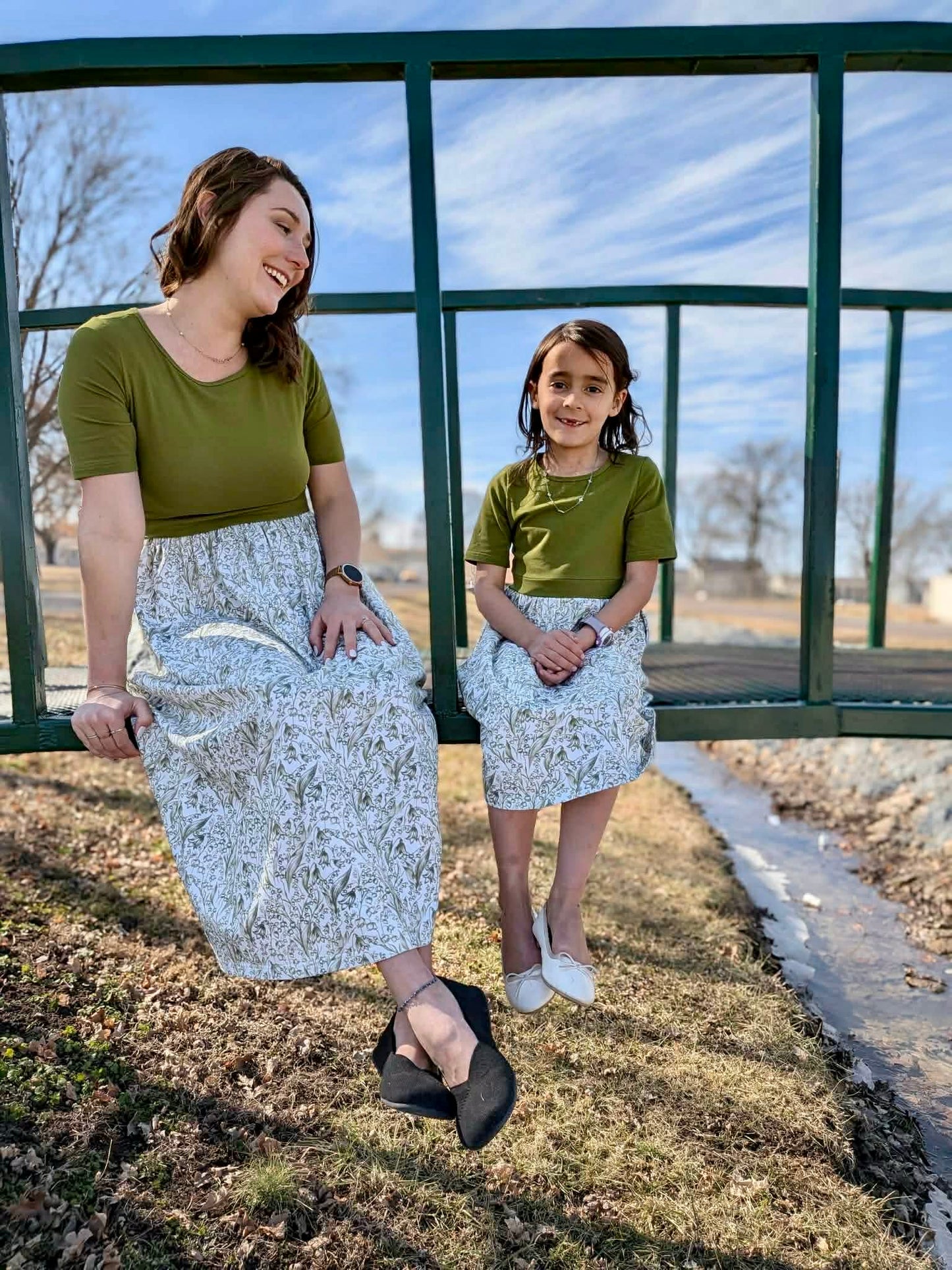 Little Girls Lily of the Valley Dress