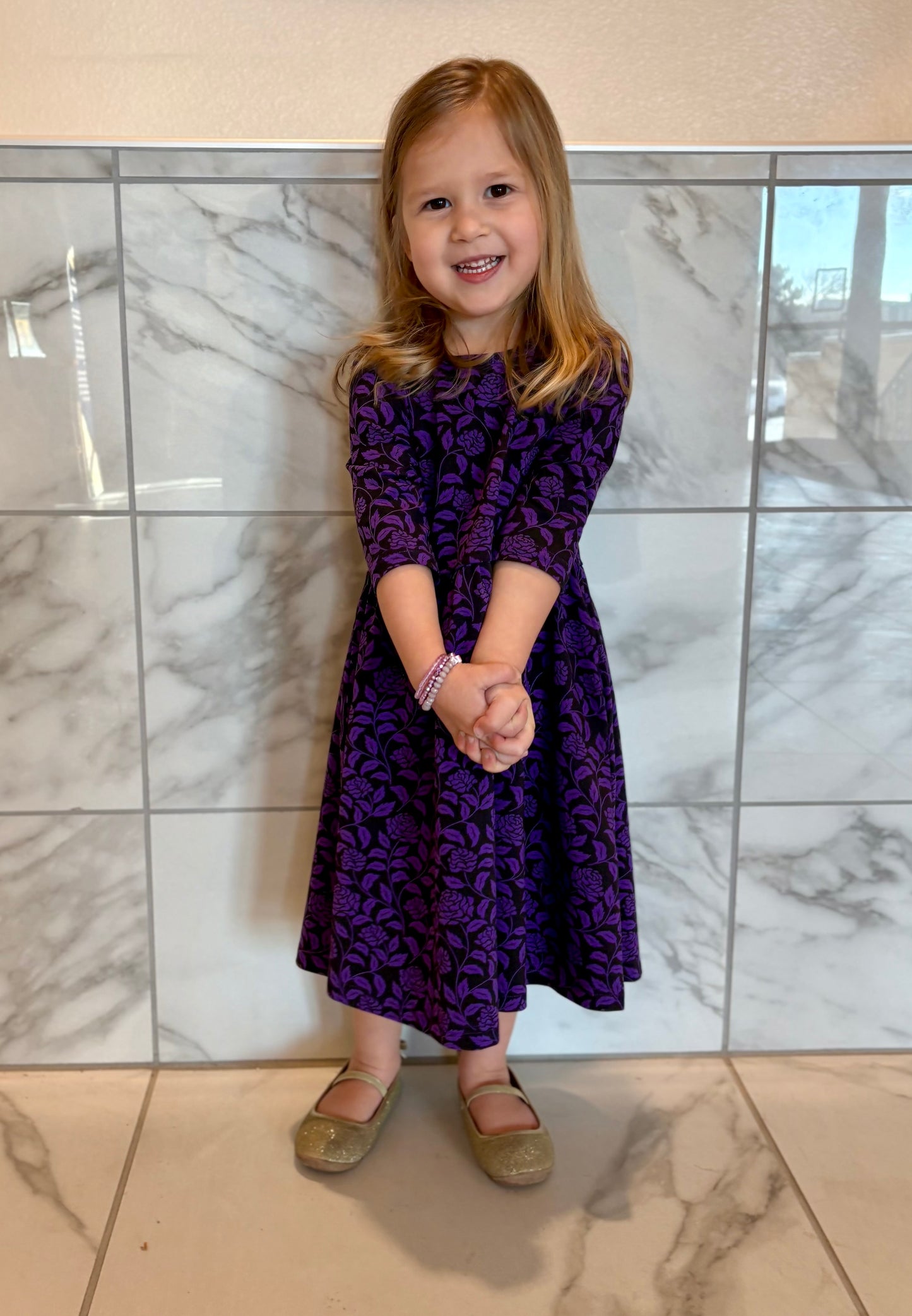 Little Girls Quiet Crown Dress