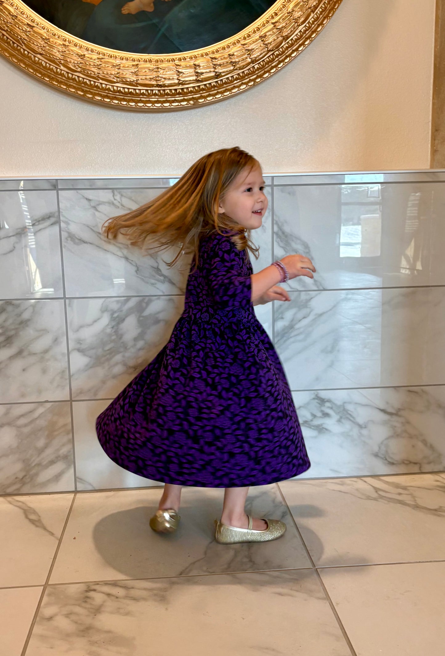 Little Girls Quiet Crown Dress