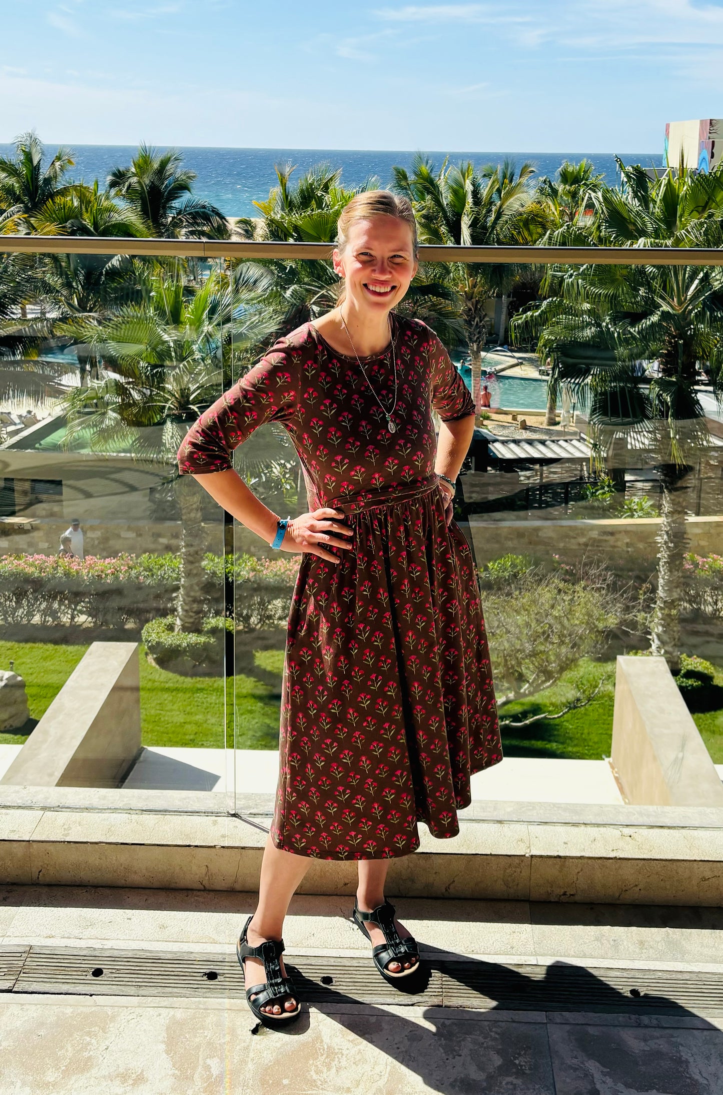 Women's Bloom Through It All Dress (Nursing and Non-Nursing Options)