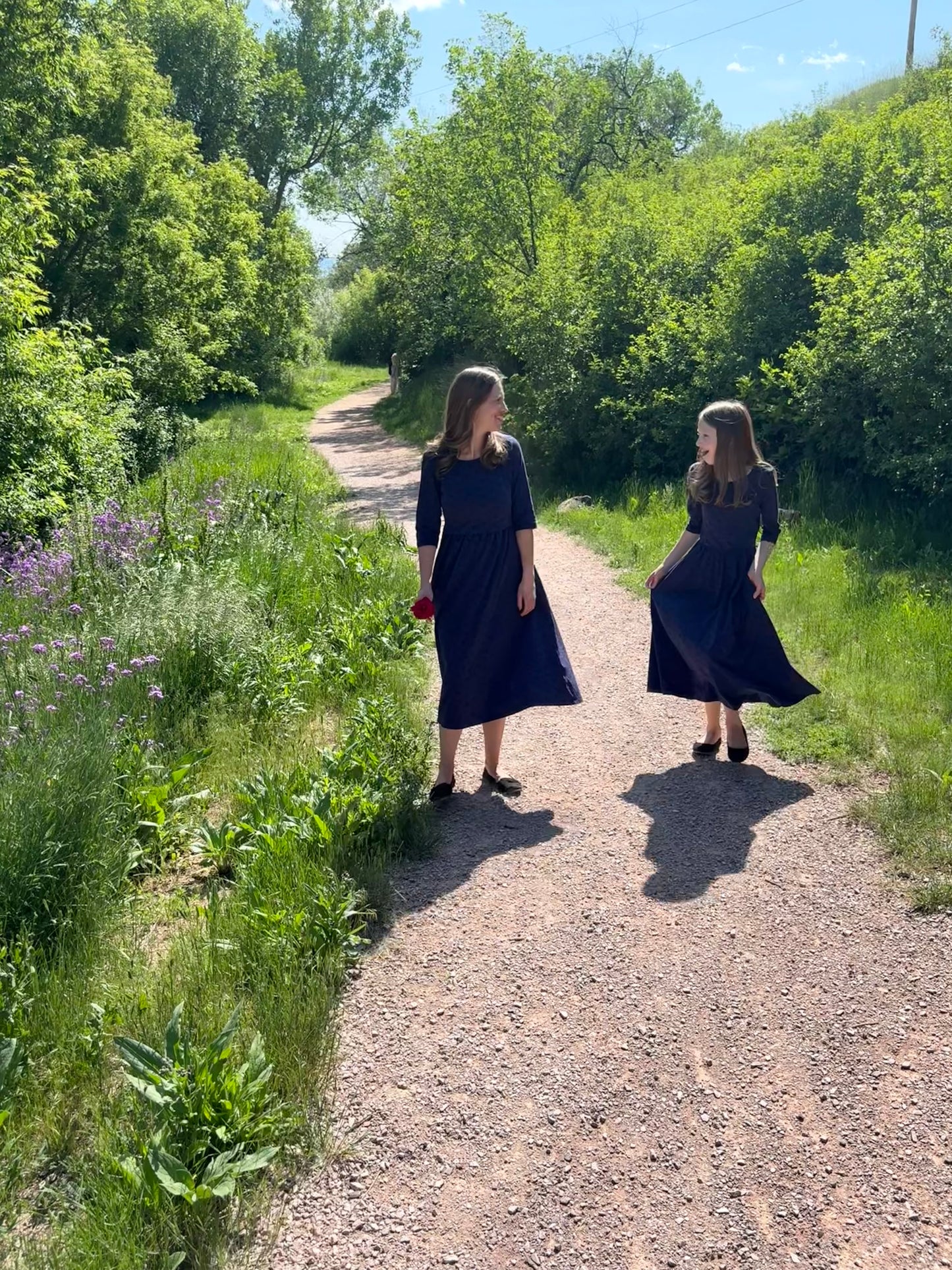 Women's Midnight Rose Dress (Nursing and Non-Nursing Options)