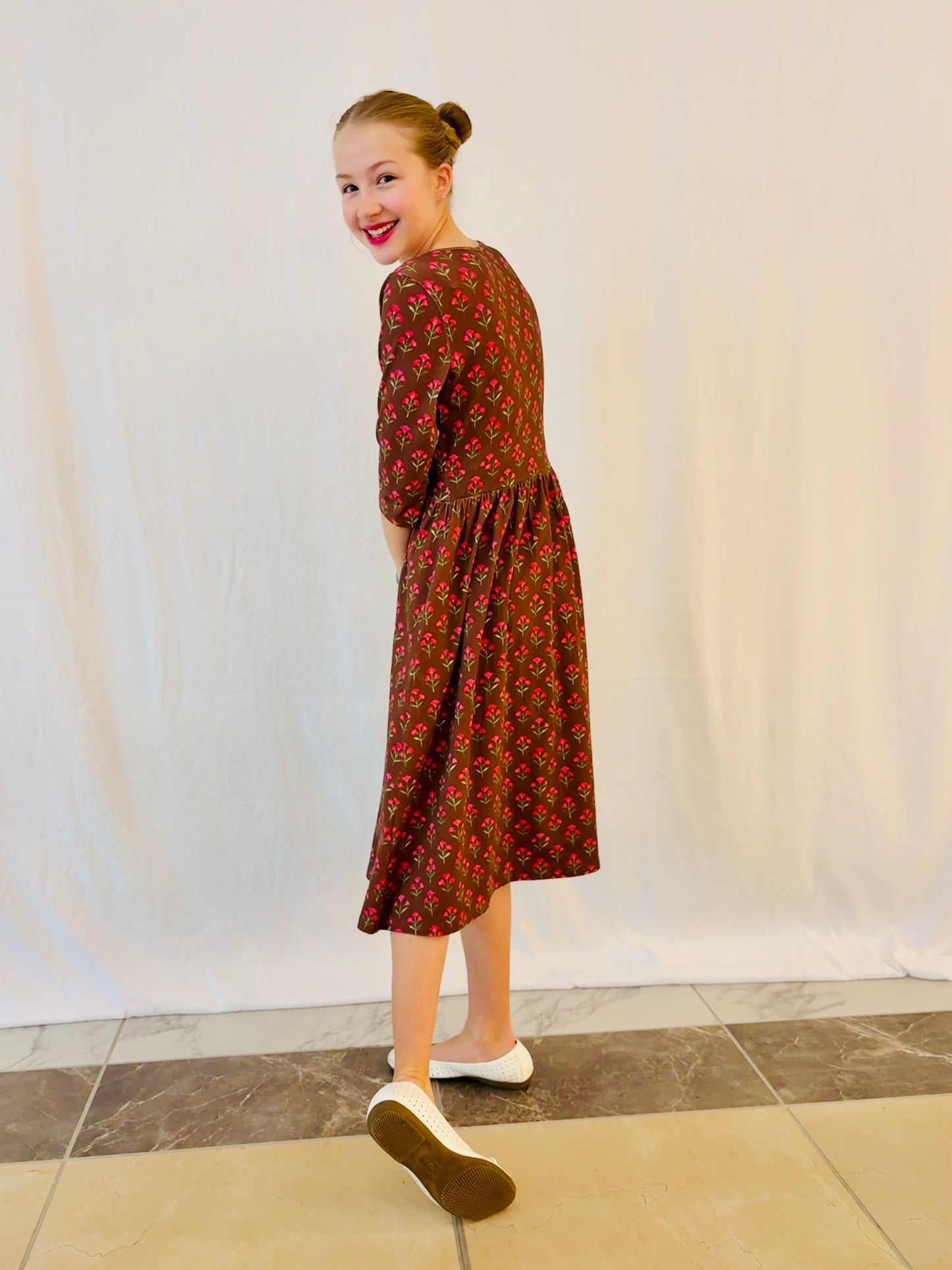 Women's Bloom Through It All Dress (Nursing and Non-Nursing Options)