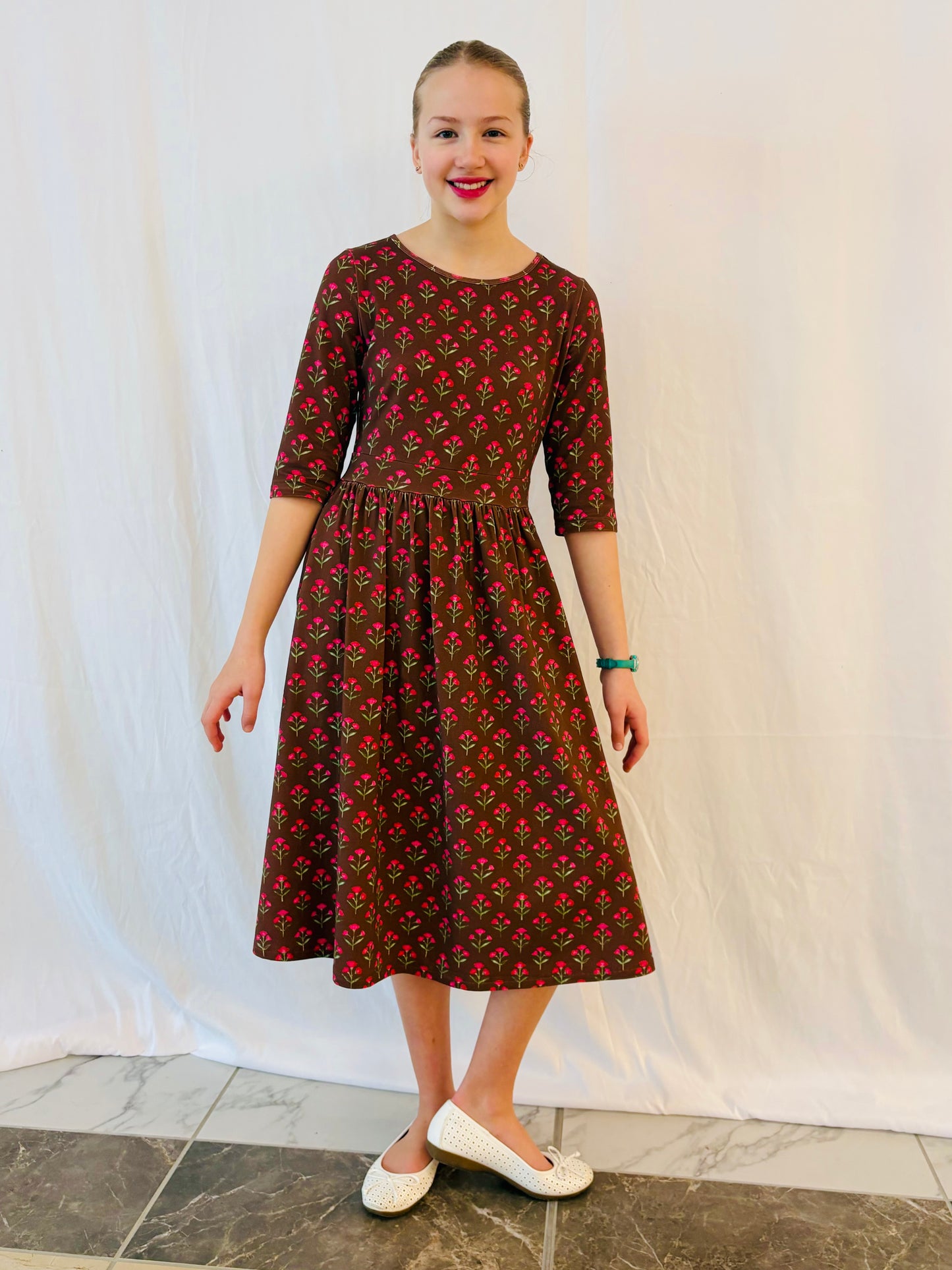 Women's Bloom Through It All Dress (Nursing and Non-Nursing Options)