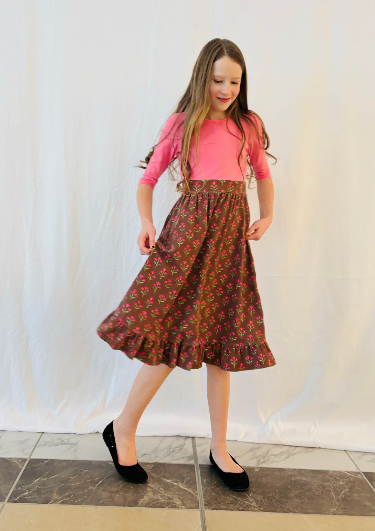 Tween's Bloom Through It All Dress