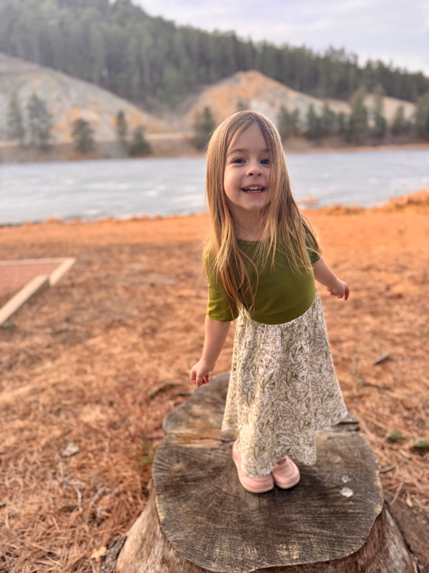 Little Girls Lily of the Valley Dress