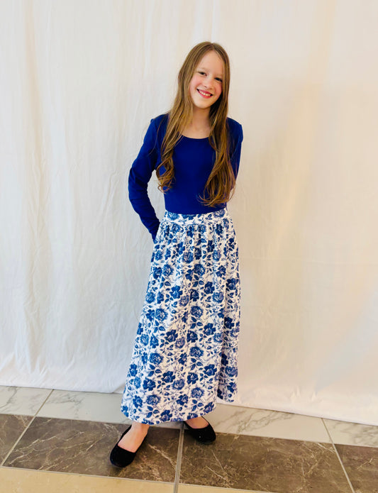 Tween's Blue Horizon Dress