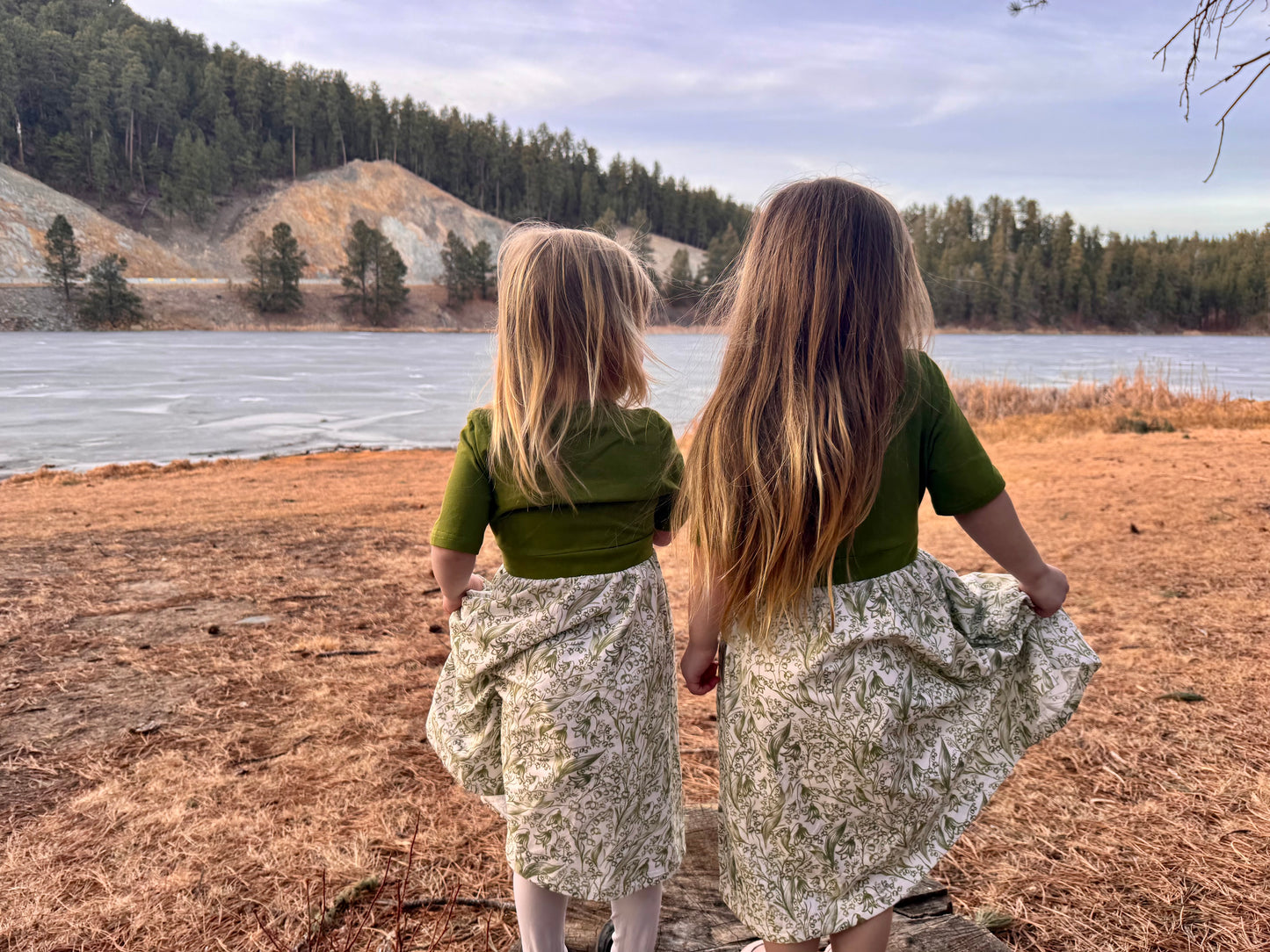 Little Girls Lily of the Valley Dress