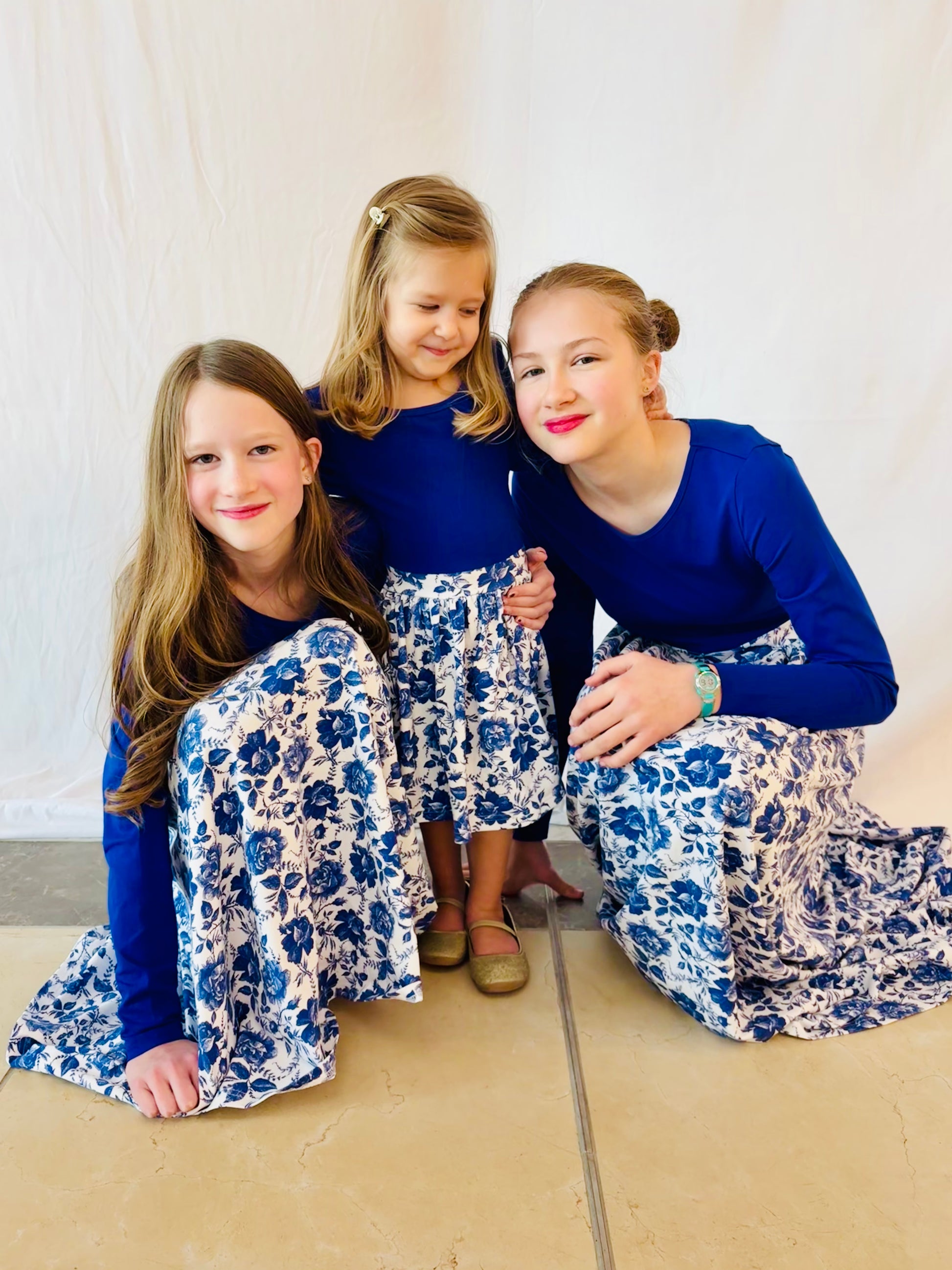 horizon blue dresses Azure Horizon Maxi Dress Blue