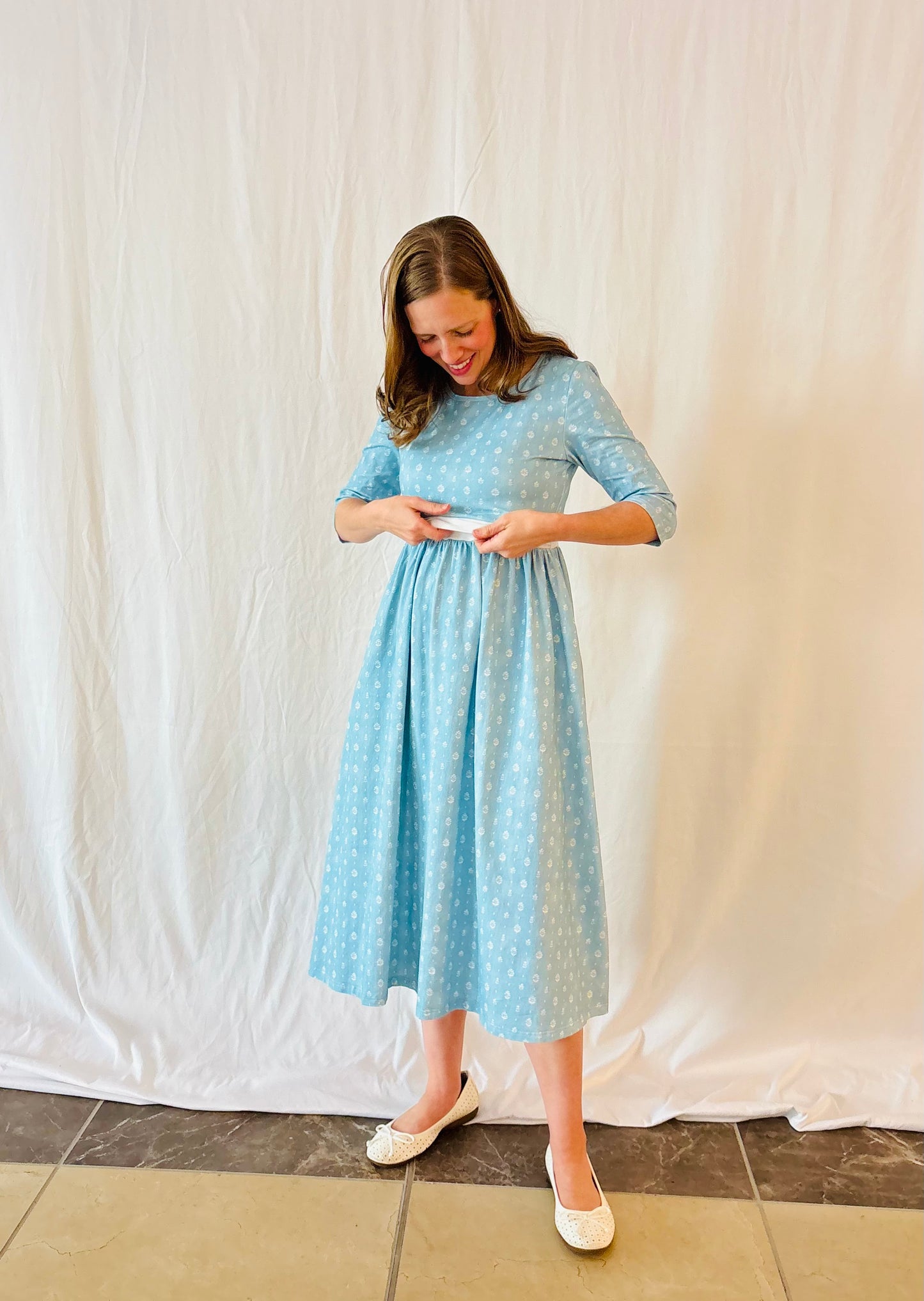 Women's Blue Chérie (Nursing and Non-Nursing Options)