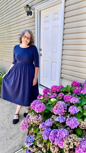 Women's Midnight Rose Dress (Nursing and Non-Nursing Options)