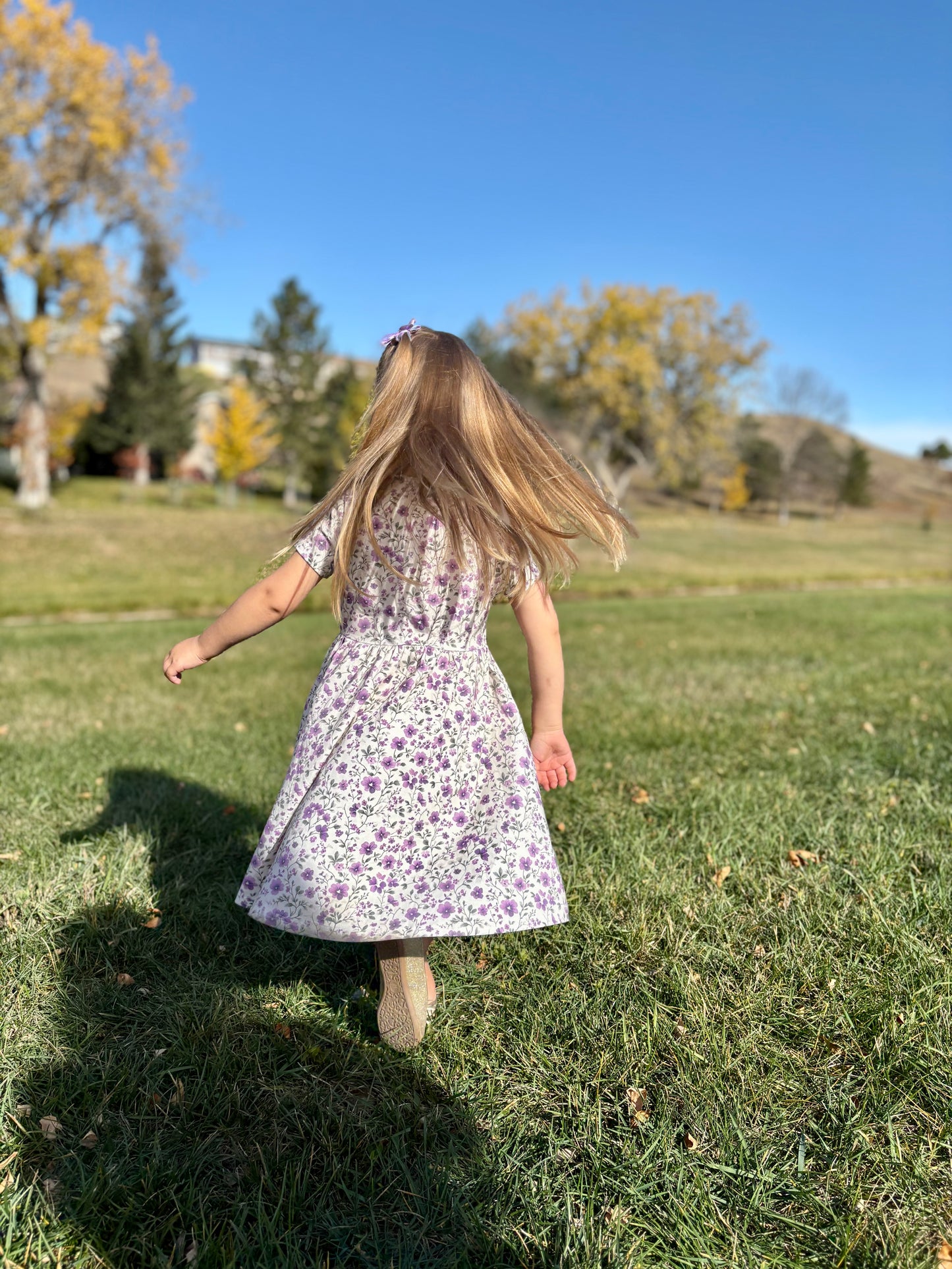 Little Girls Pansy Resilience Dress