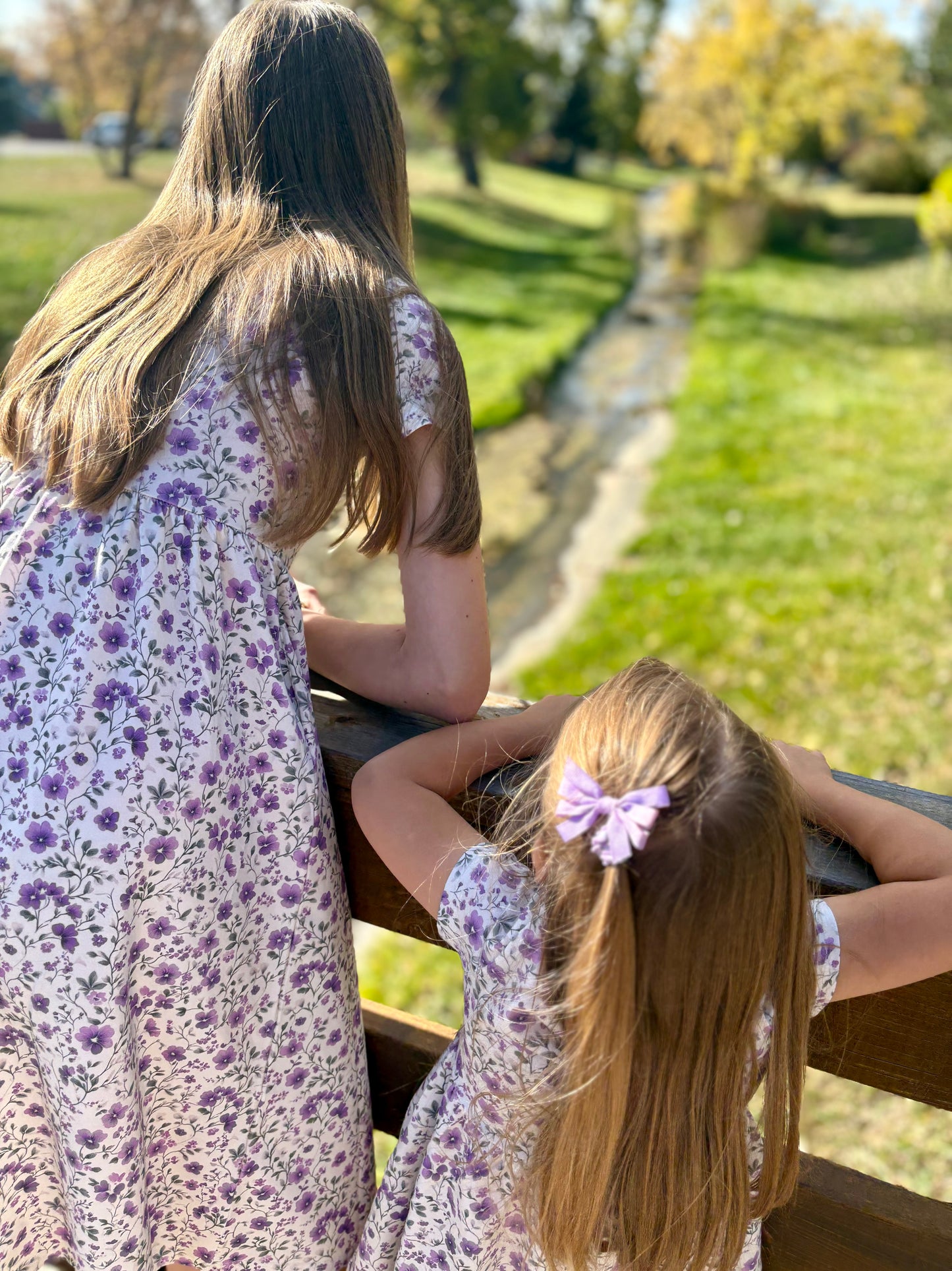 Tween's Pansy Resilience Cotton Twirl Dress