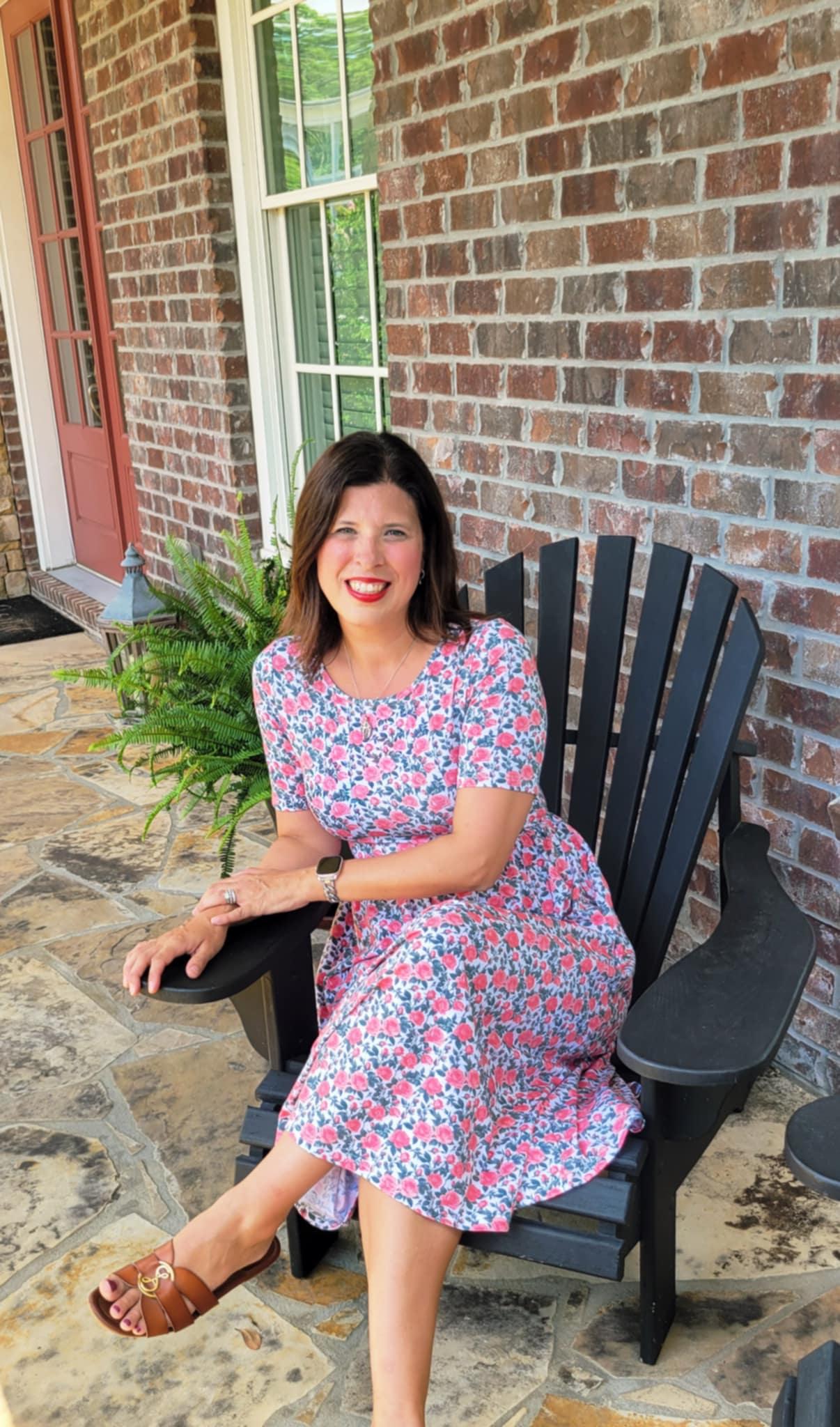 Women’s Shower of Roses Dress (Nursing and Non-Nursing Options)