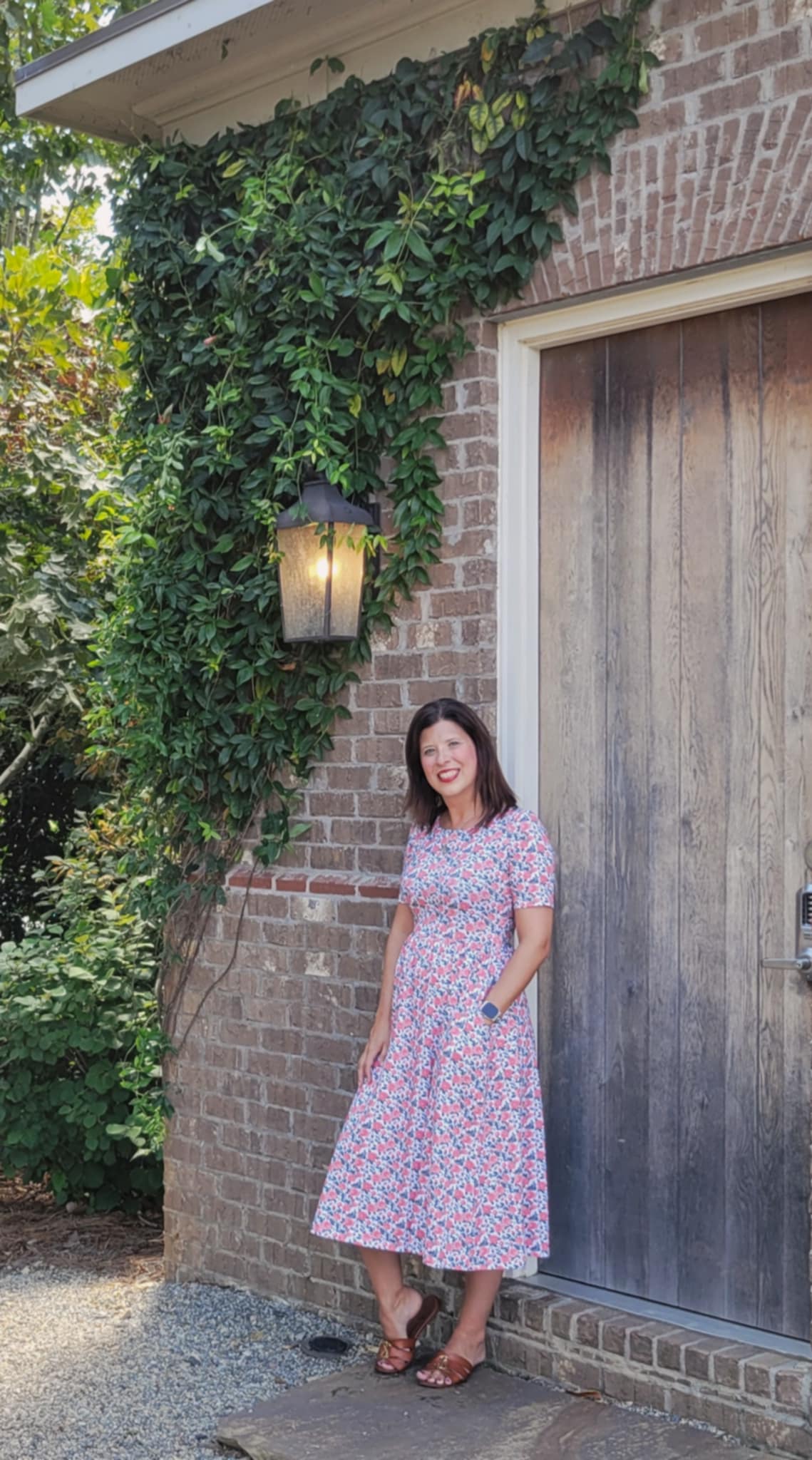 Women’s Shower of Roses Dress (Nursing and Non-Nursing Options)