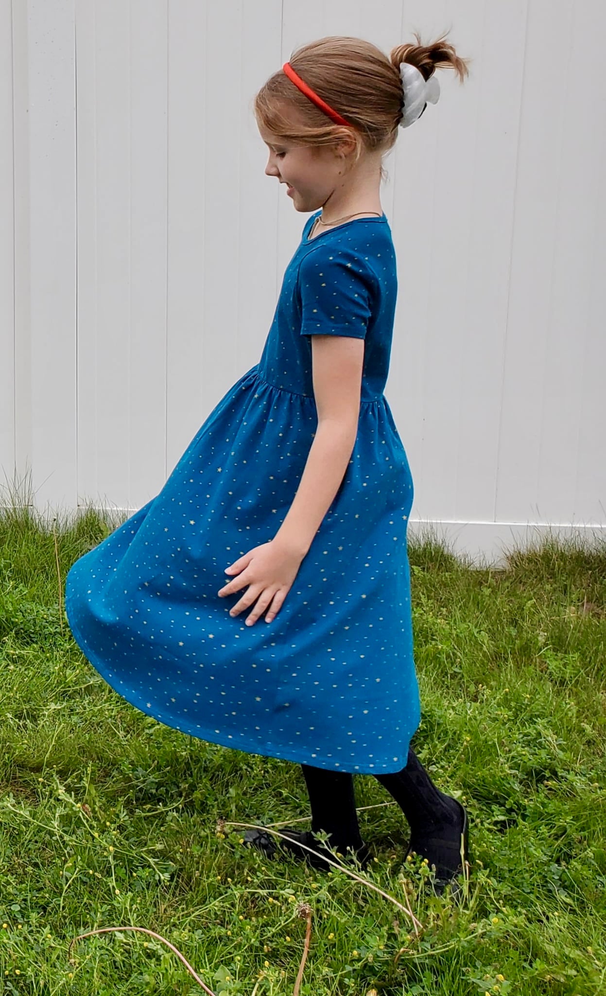 twirl dress Little Girls Luminosa Cotton Twirl Dress – Poppy Joy Dresses