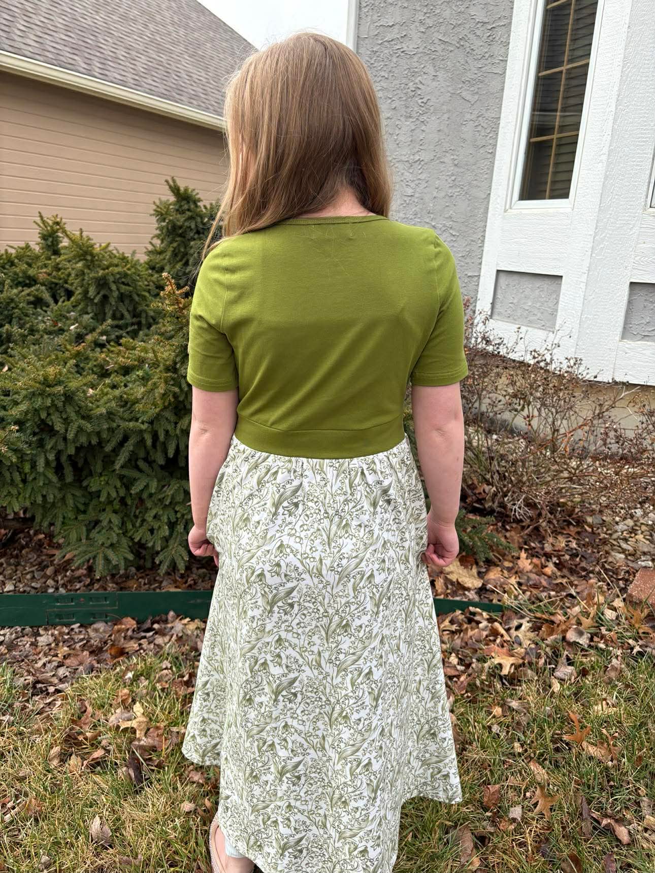 Tweens Lily of the Valley Cotton Twirl Dress